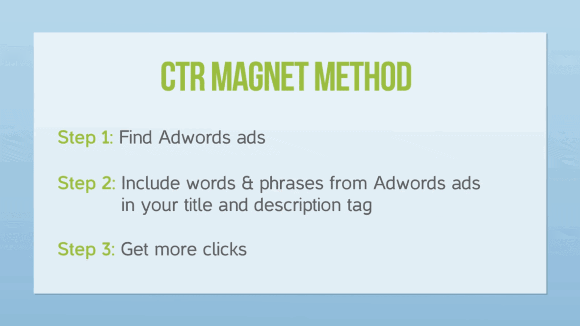 Organic Traffic list