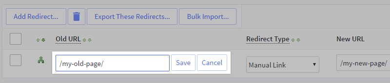 301 redirection Big Commerce