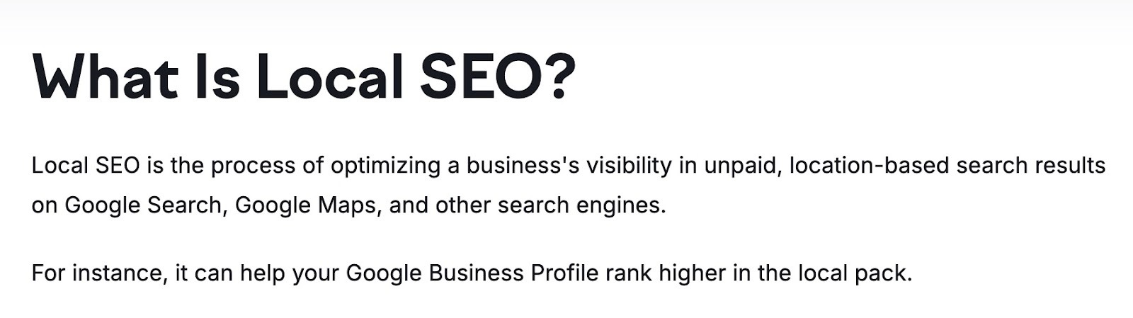 Optimisation du contenu pour les moteurs de recherche IA en commençant chaque section par un titre H2 sous forme de question, suivi d'un résumé en deux phrases.