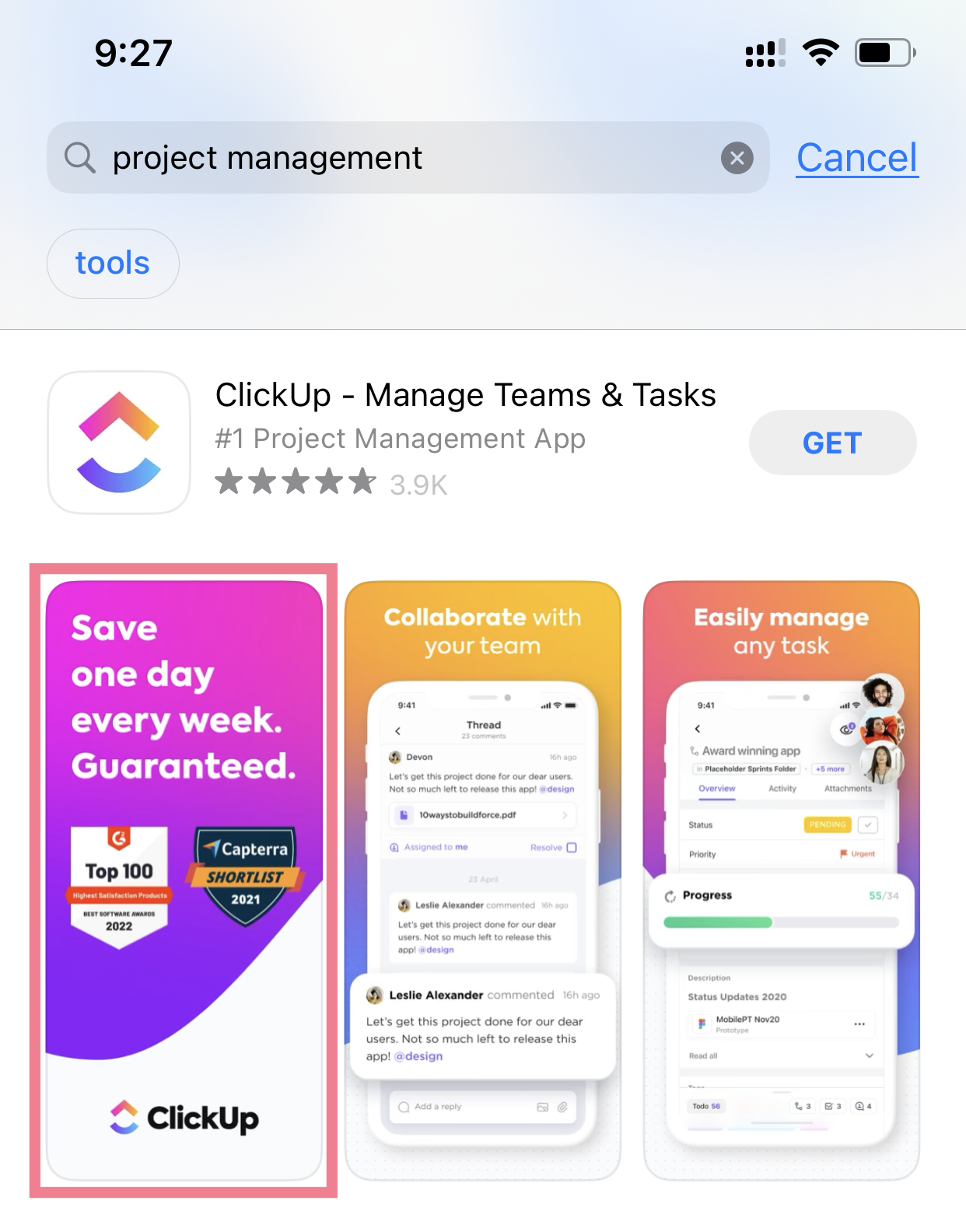 Utiliser des visuels dans l'app store