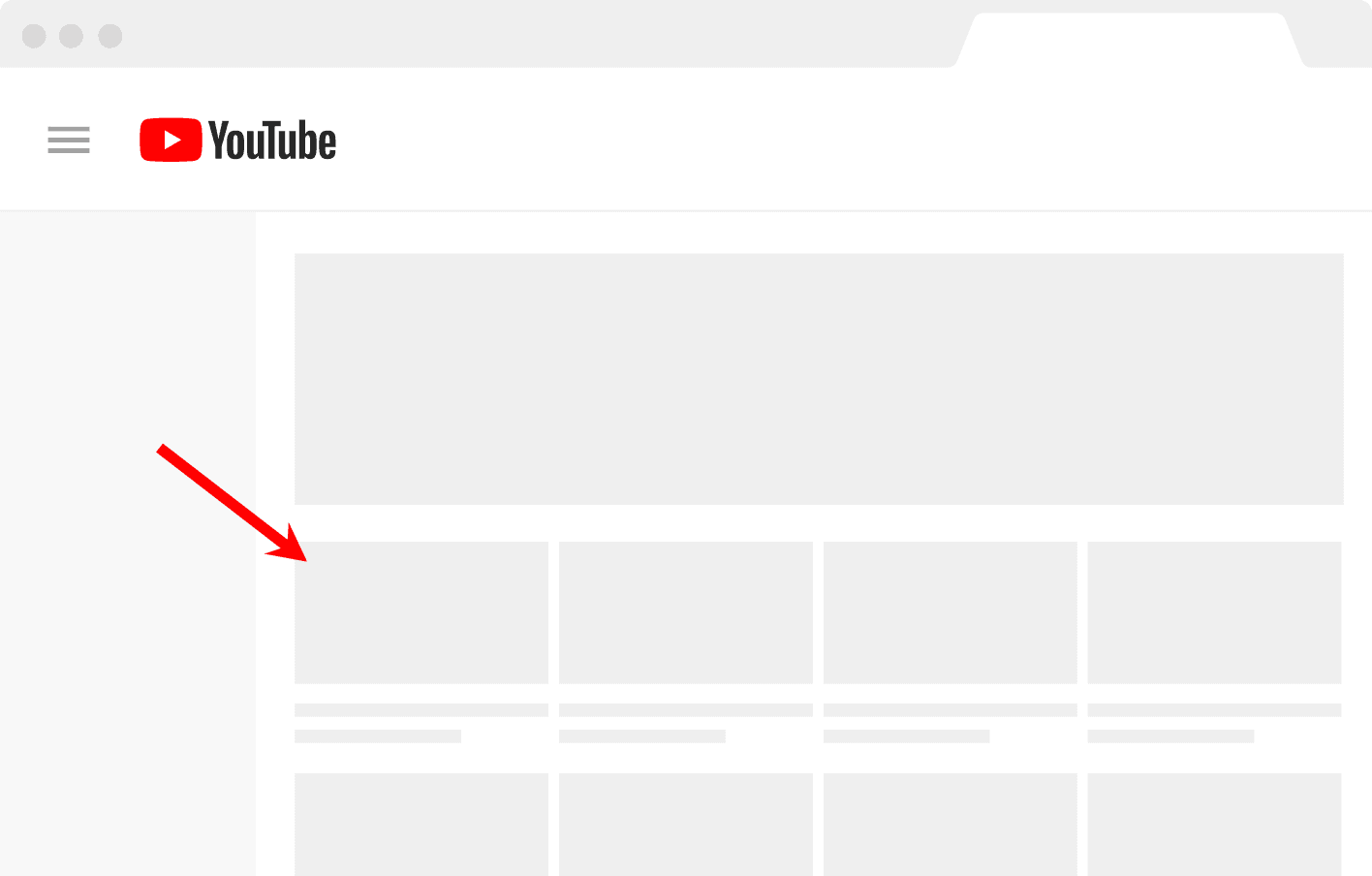 Videos auf der YouTube-Startseite