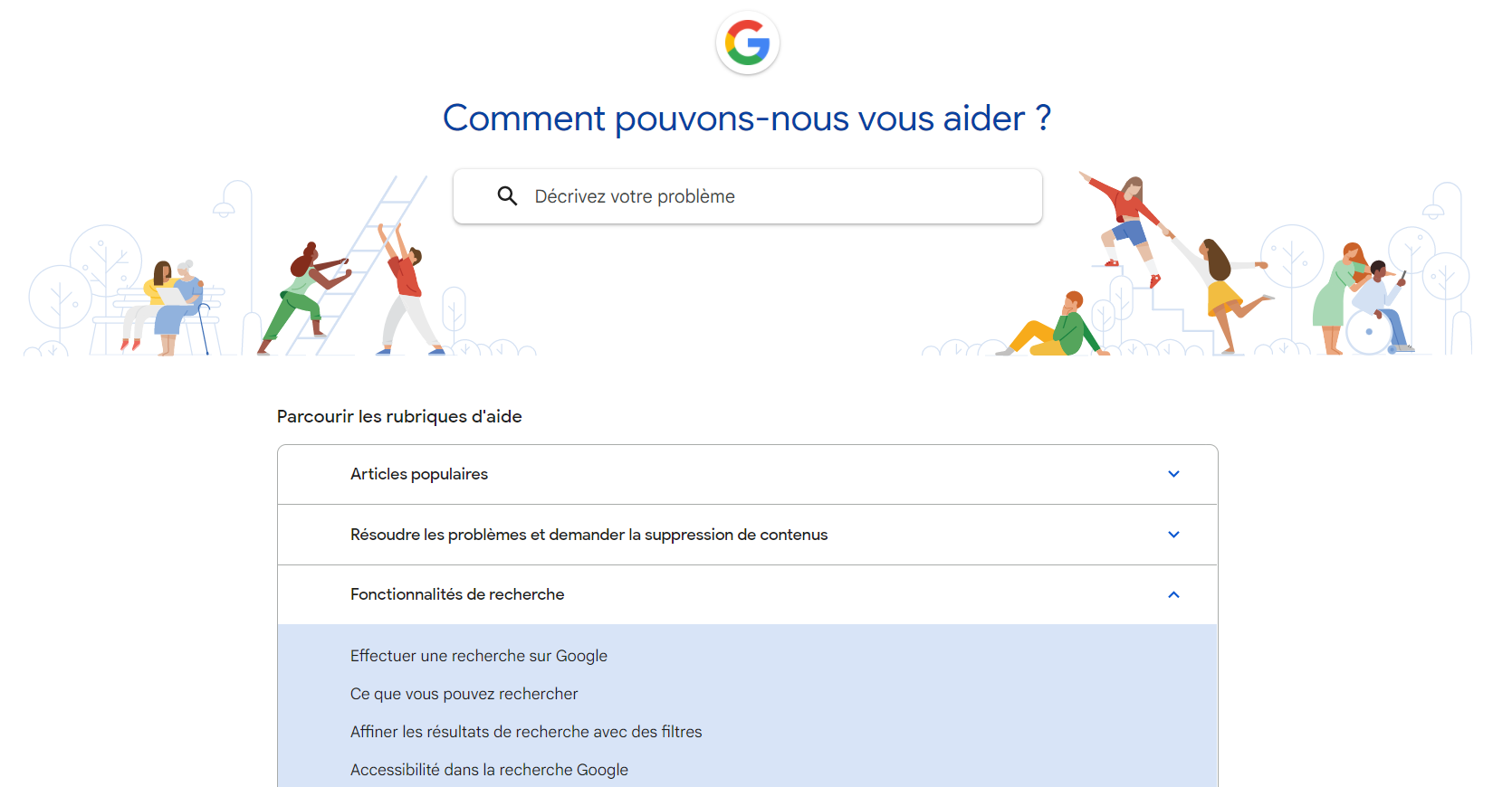 Aide Google Base de connaissances