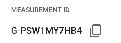 Google Analytics Measurement ID