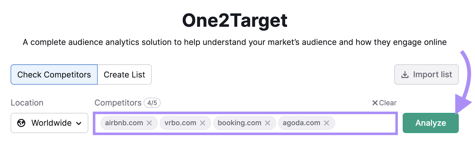 Herramienta One2Target