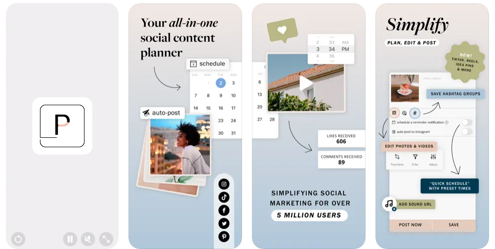 Planoly aplicación recomendada para Instagram