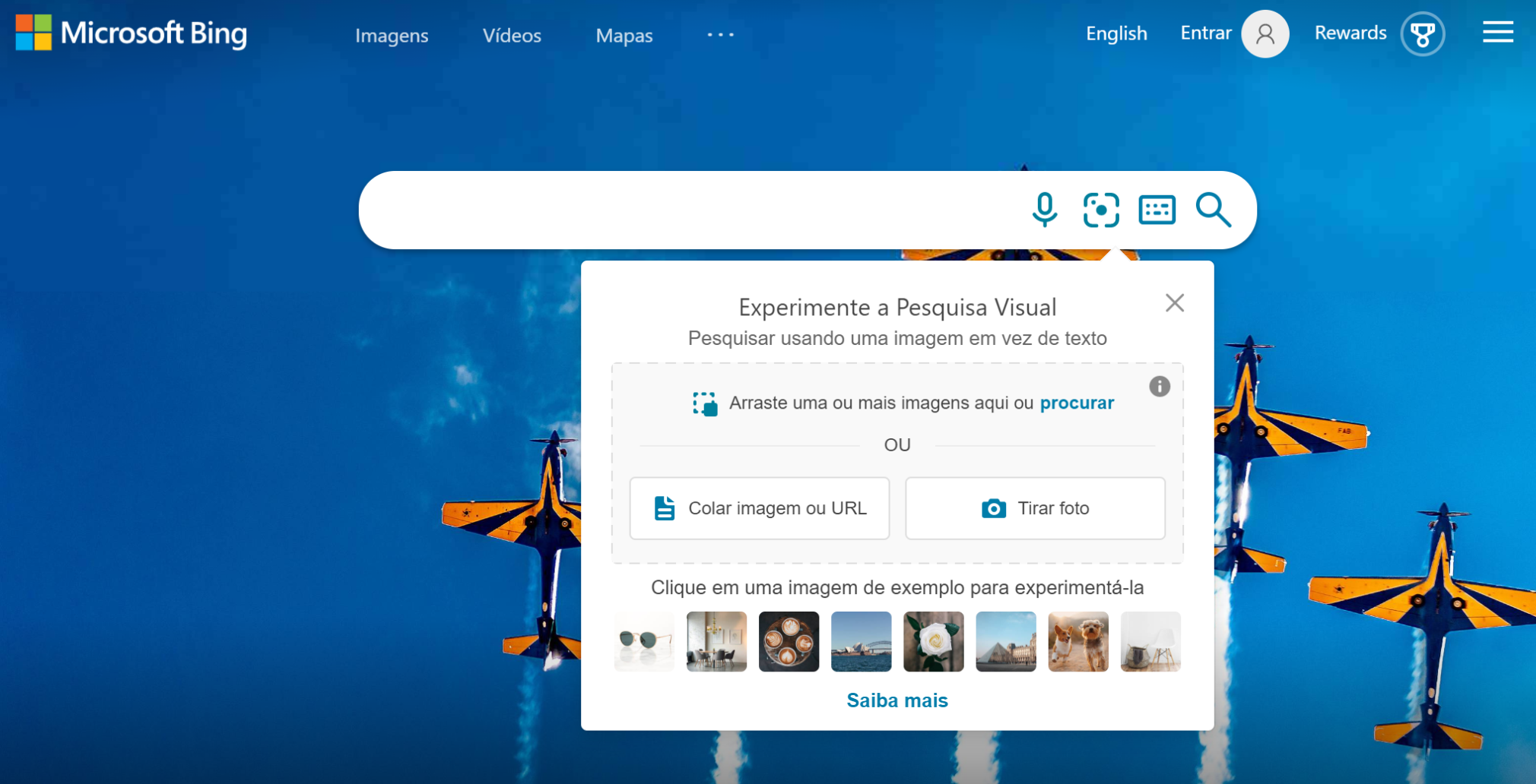 pesquisa reversa de imagens - pesquisa visual do bing