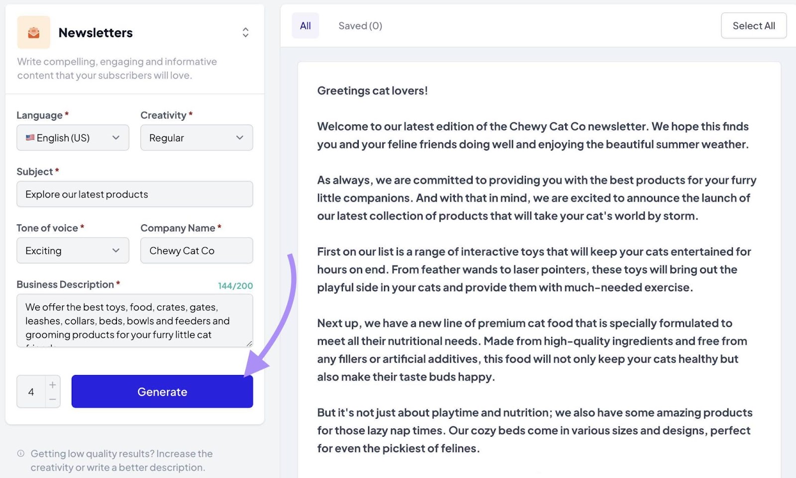 Assistente de Escrita AI