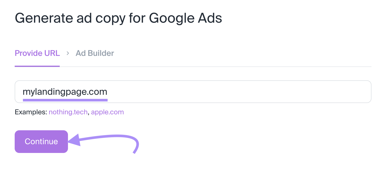 Generador de textos publicitarios AI