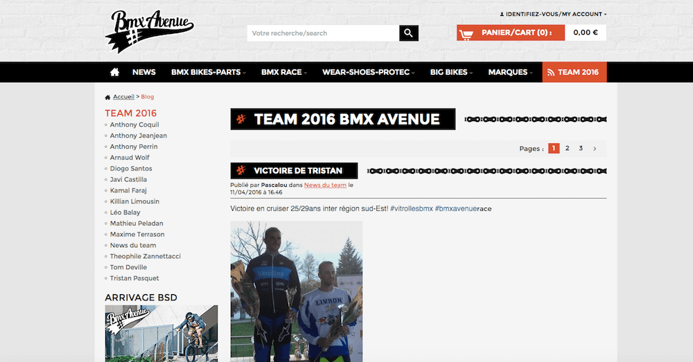 Come Bmx Avenue sfrutta il blog per incrementare le vendite dell' eCommerce