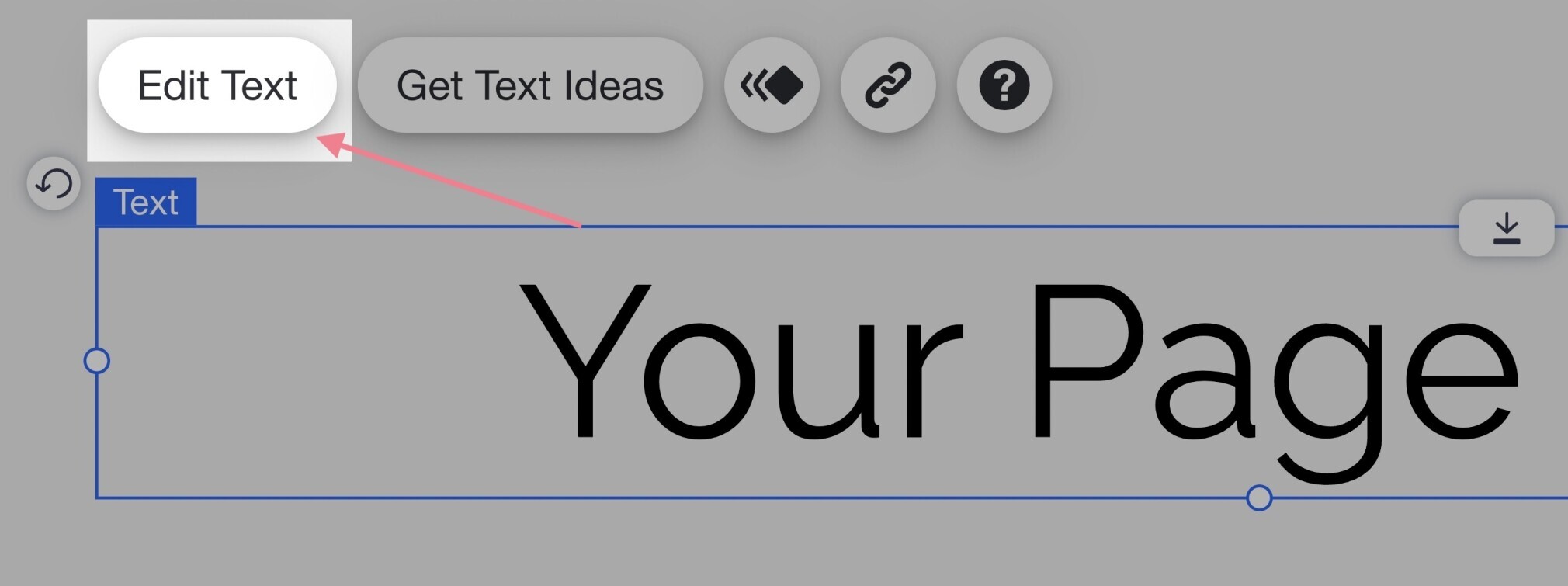 edit page title in wix