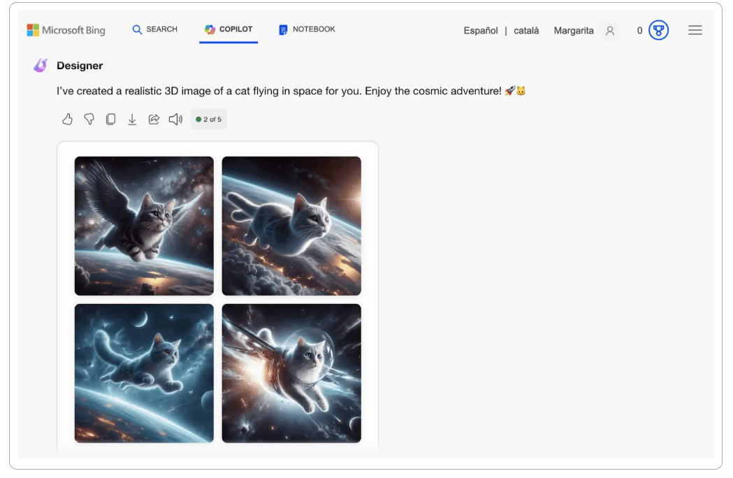Creating images with Microsoft Copilot