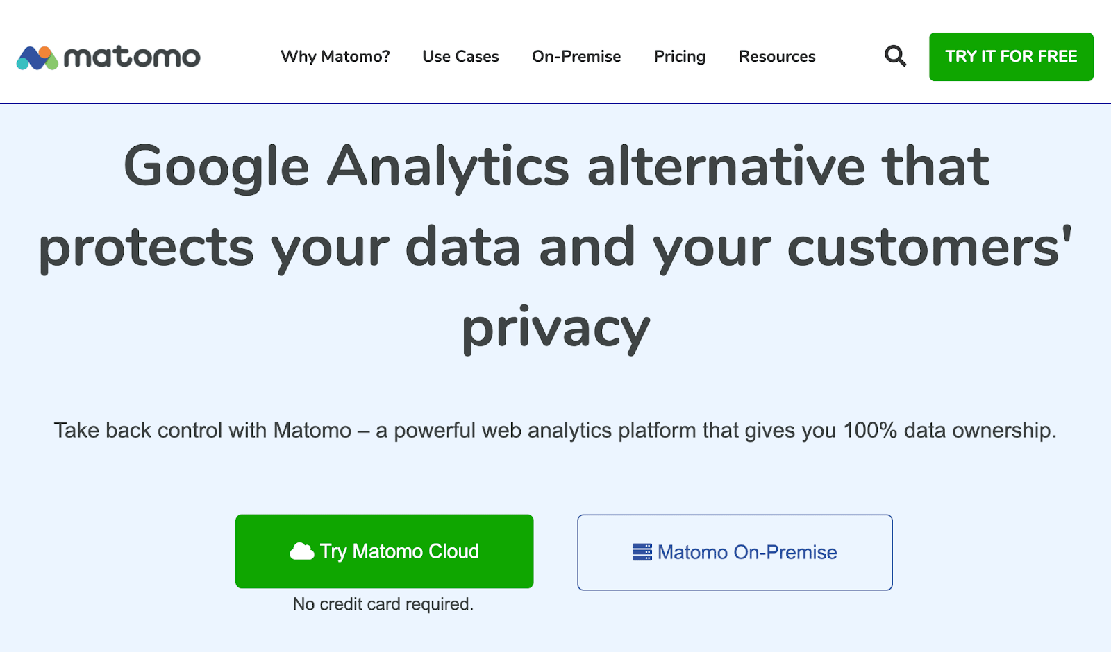 données d’analyse avec Matomo