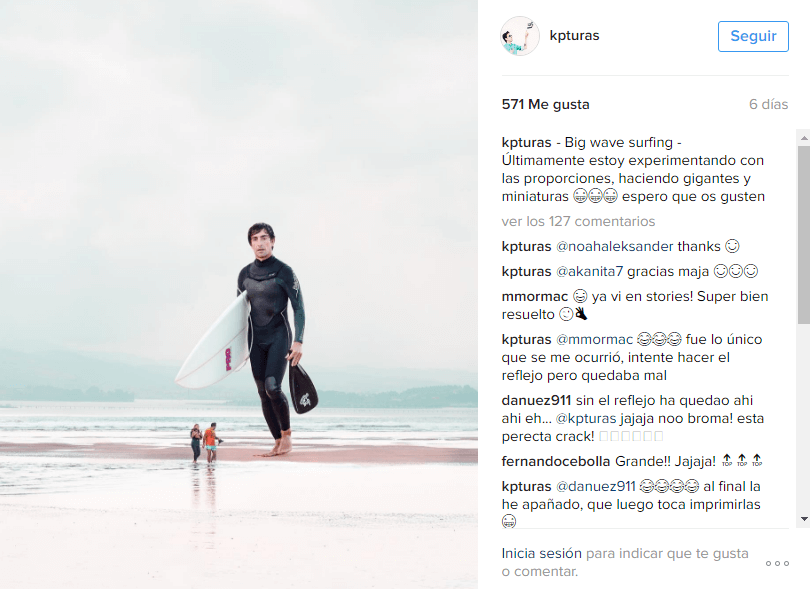 Acciones Instagram - cambio de planes