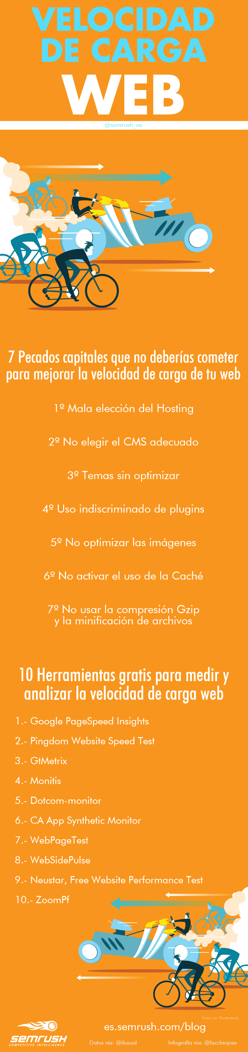 Los 7 pecados capitales que no deberías cometer para mejorar la velocidad de carga de una página web