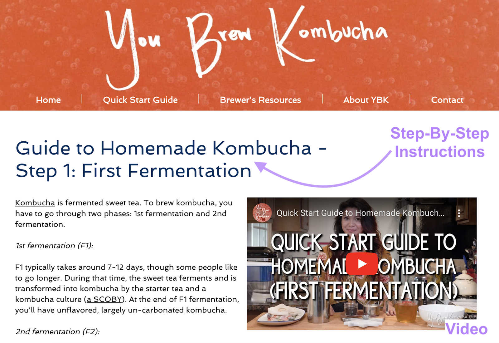 El primer resultado orgánico muestra una guía paso a paso y un vídeo.