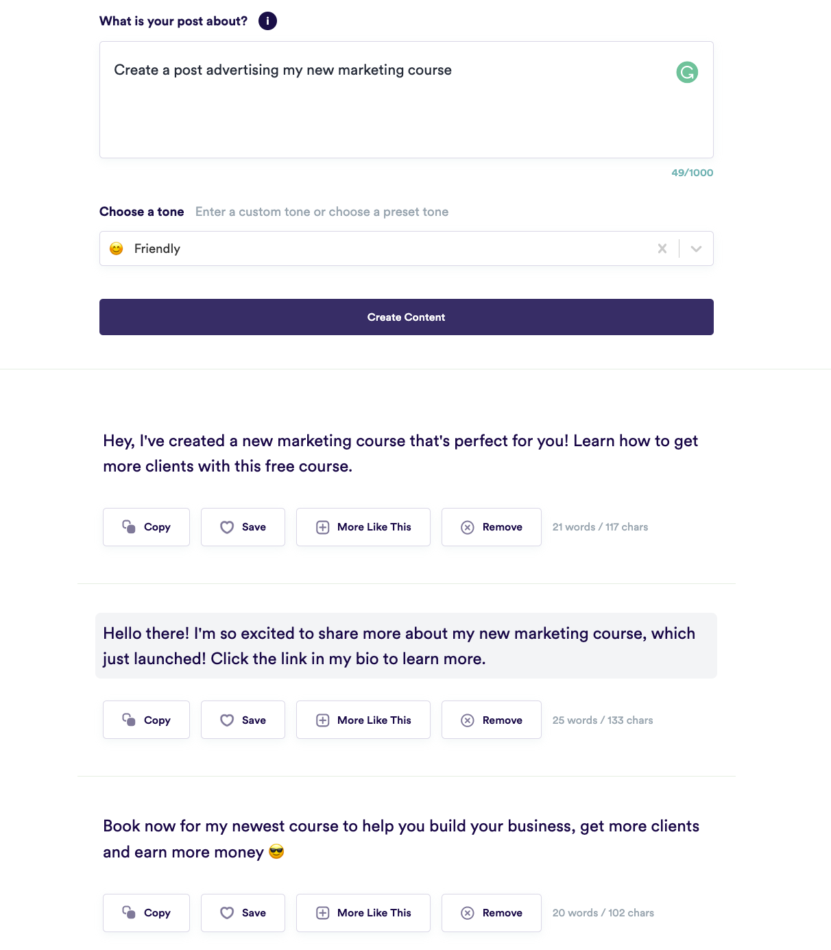新しいトピックの生成