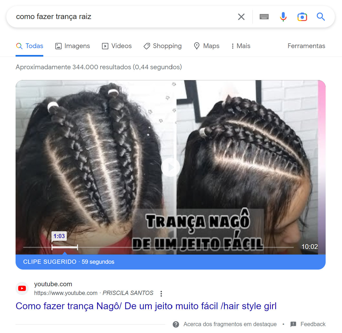 Trecho de vídeo em destaque sobre como correr