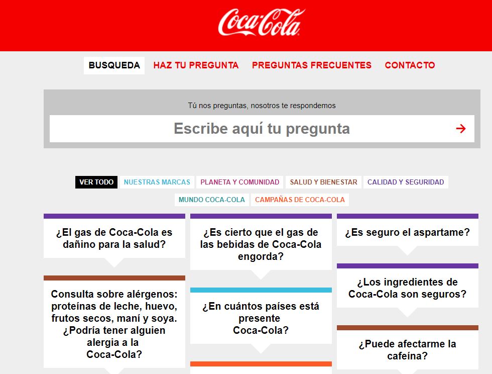 FAQs - Coca Cola