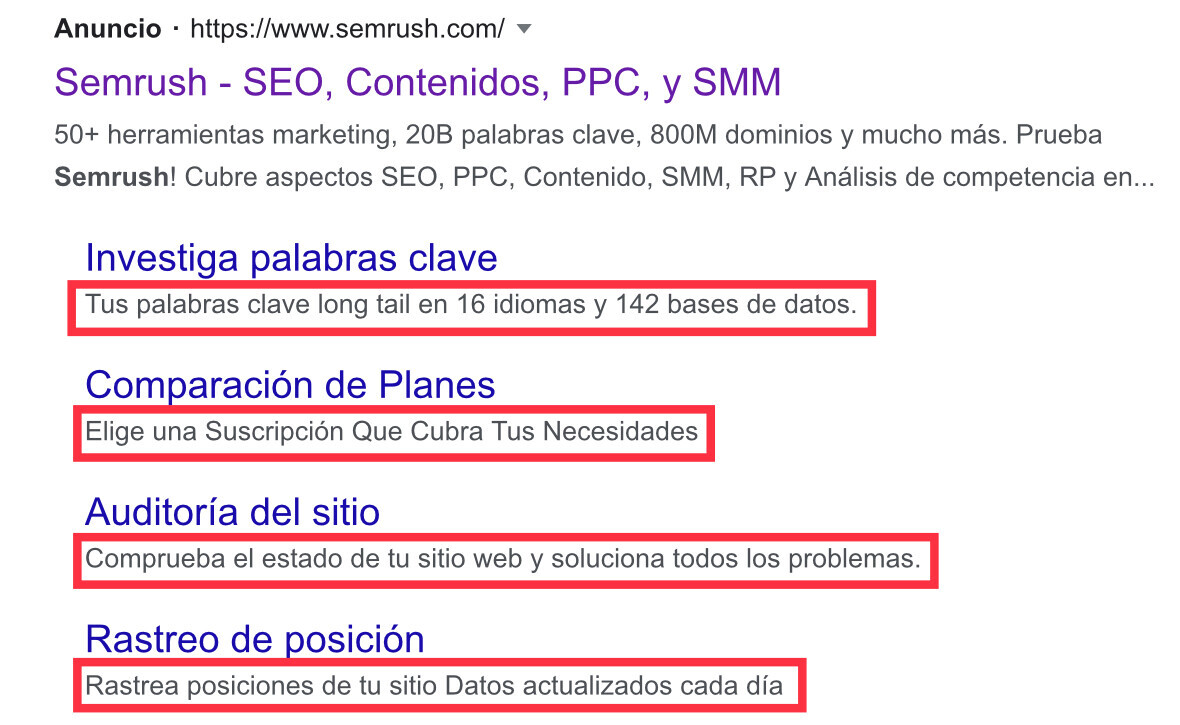 Añade descripciones