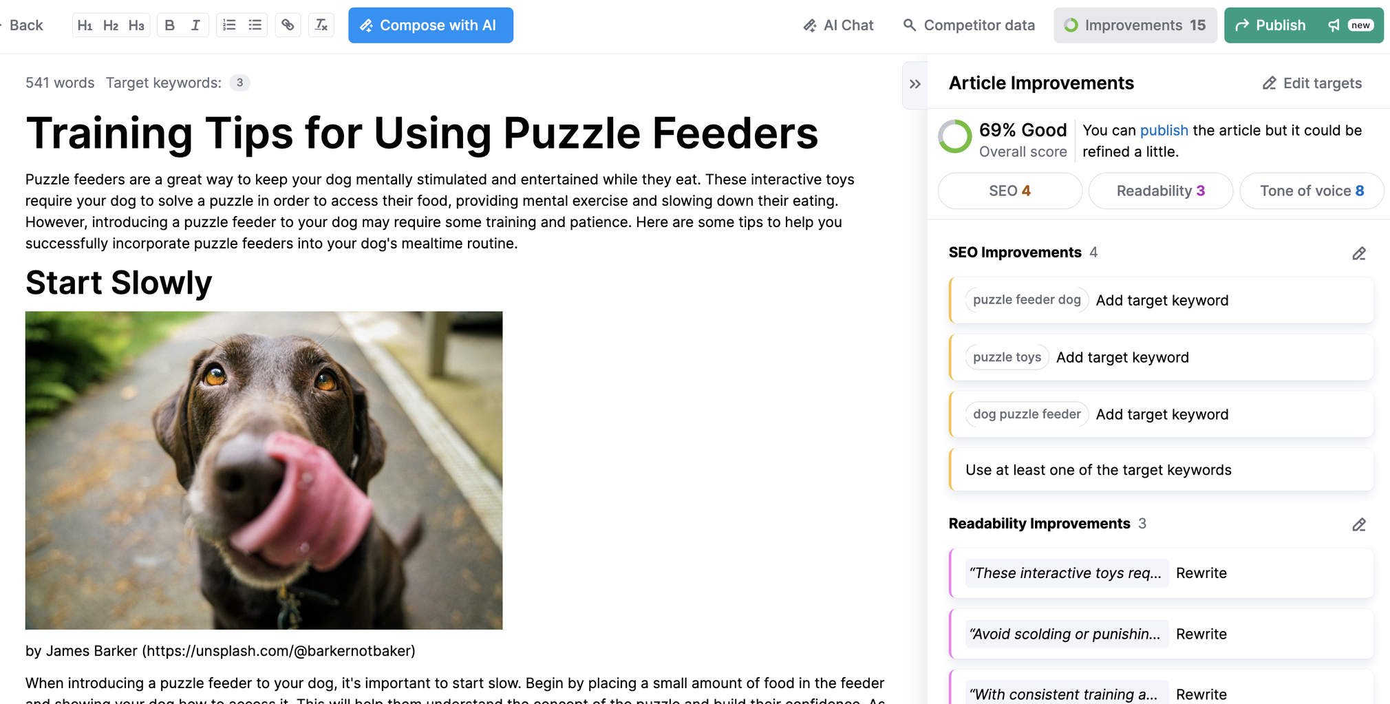 ContentShake AIコンテンツ最適化