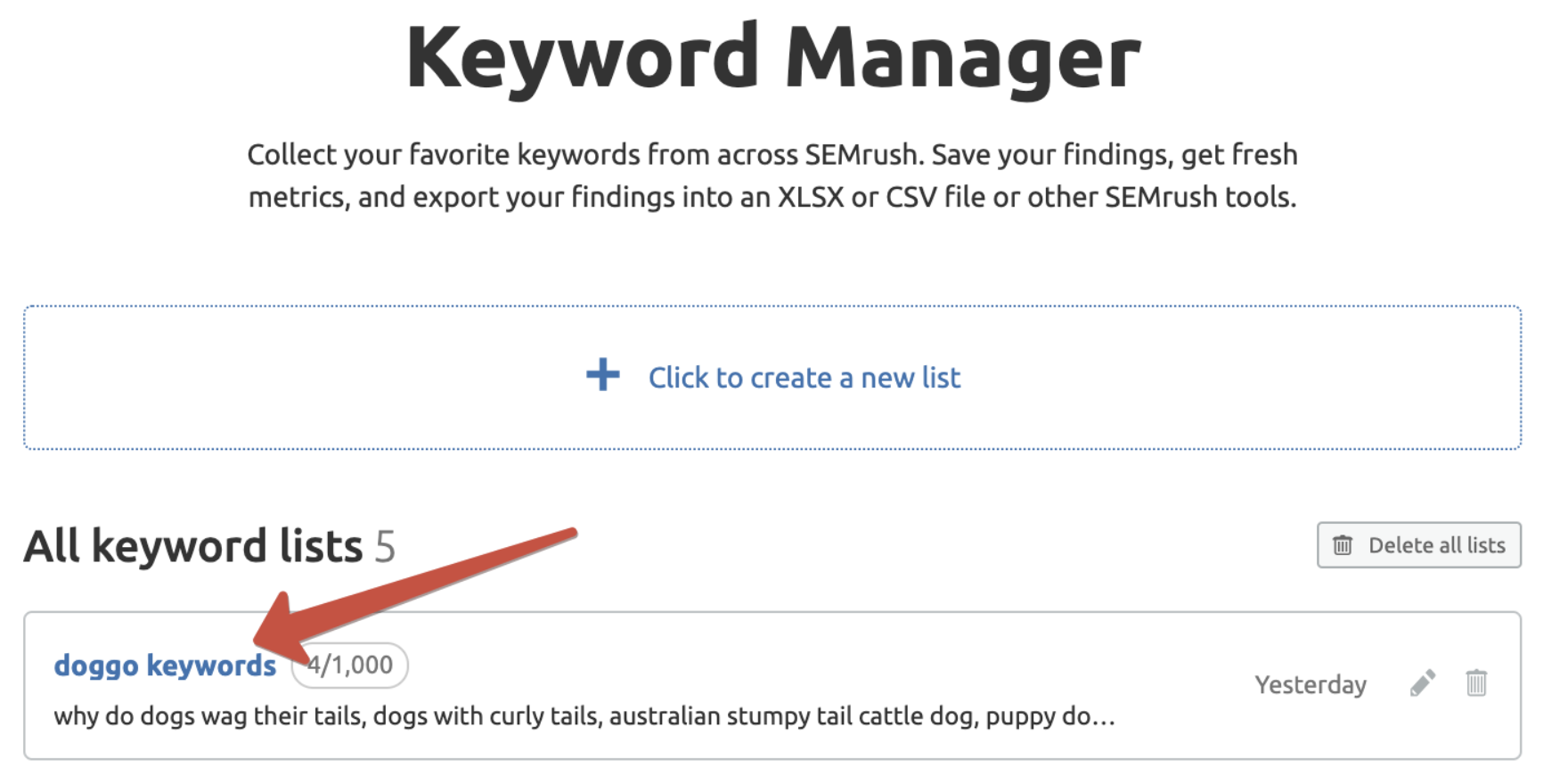 Keyword Strategy Builder
