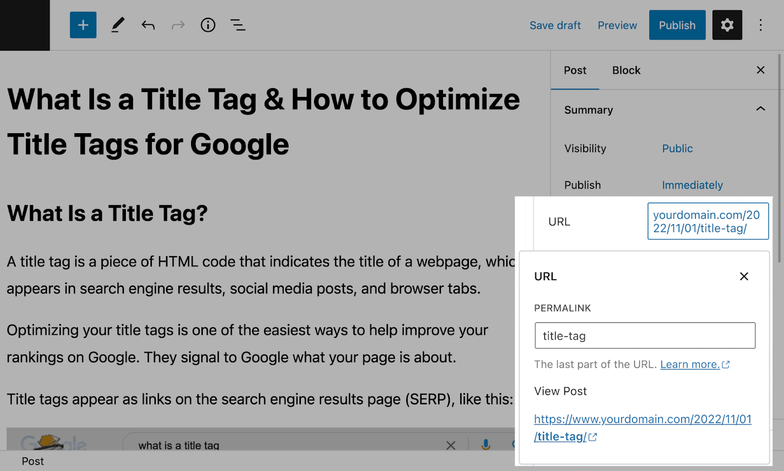URL-Slug in WordPress ändern
