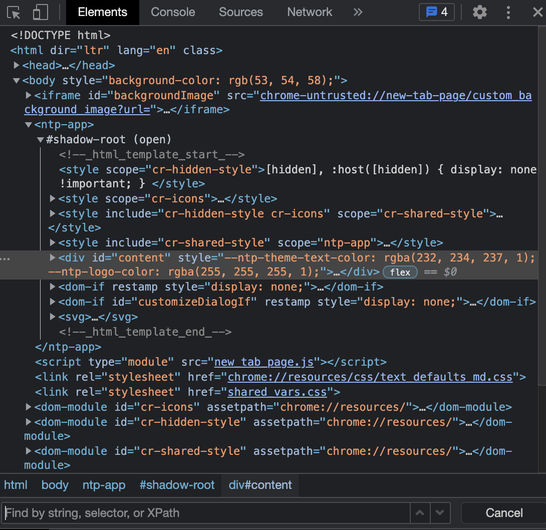 HTML-Quelltext in Chrome