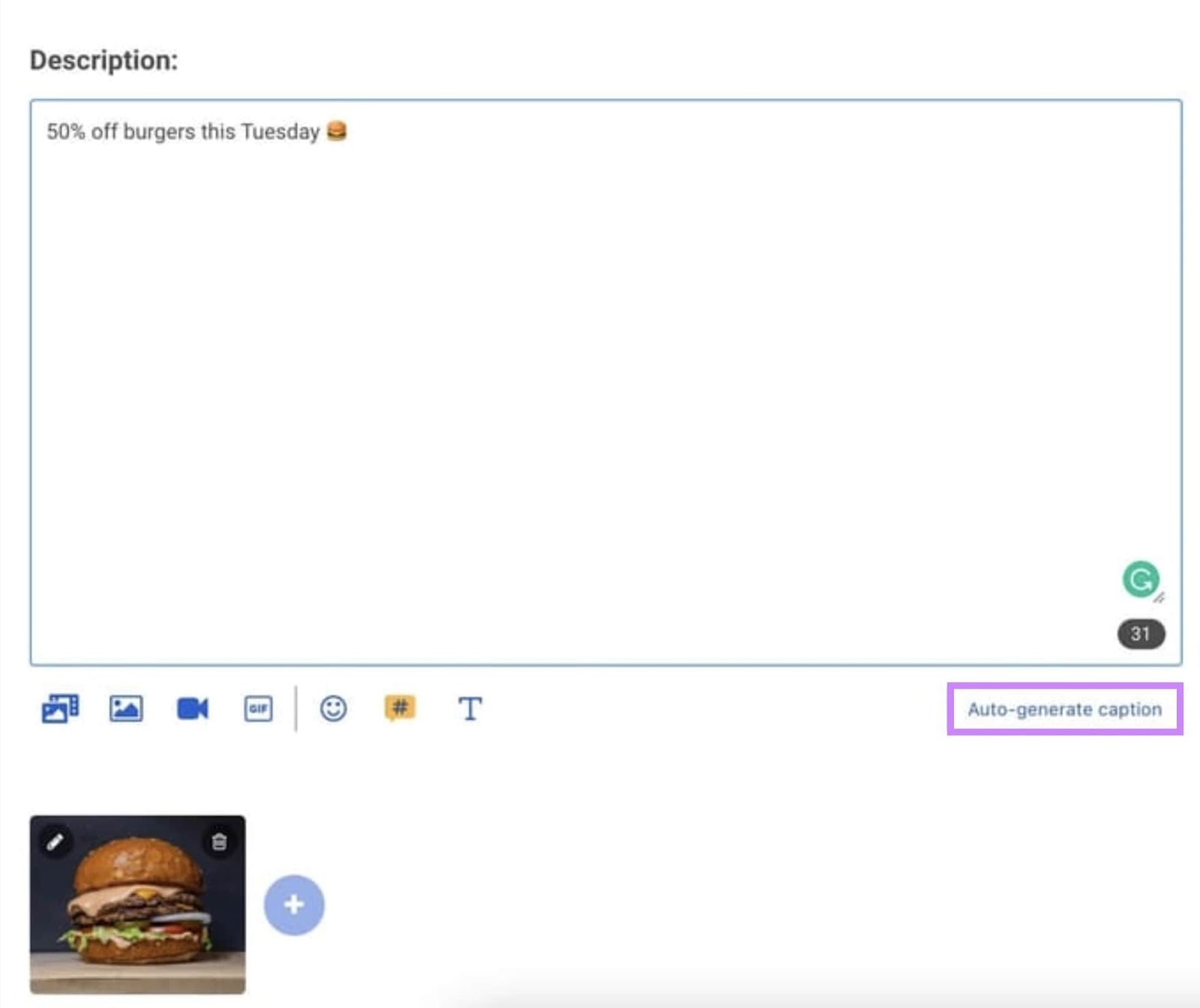 Crear una entrada en la herramienta OneUp