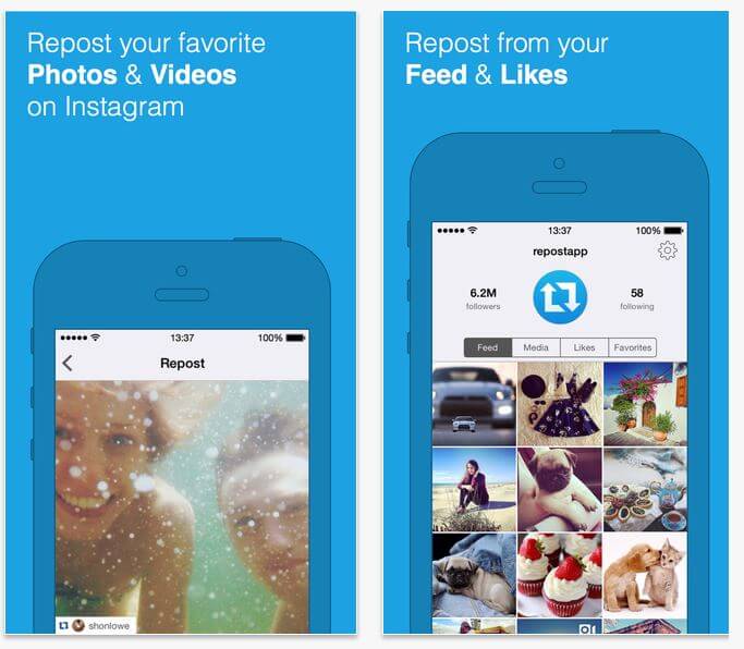 Apps para Instagram: Repost