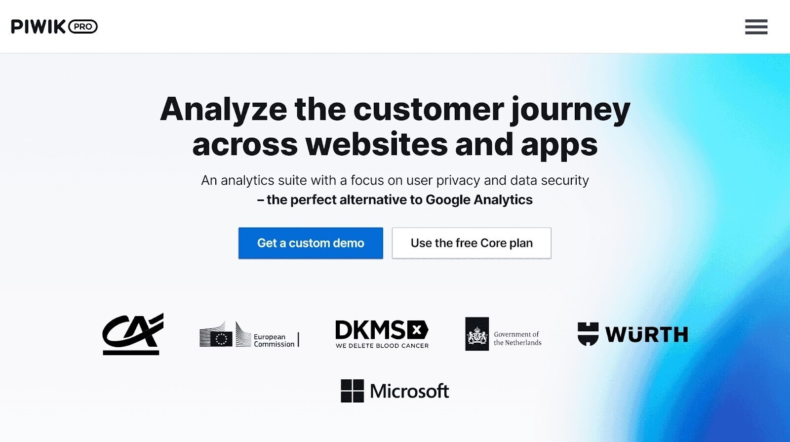 home Piwik PRO Analytics Suite