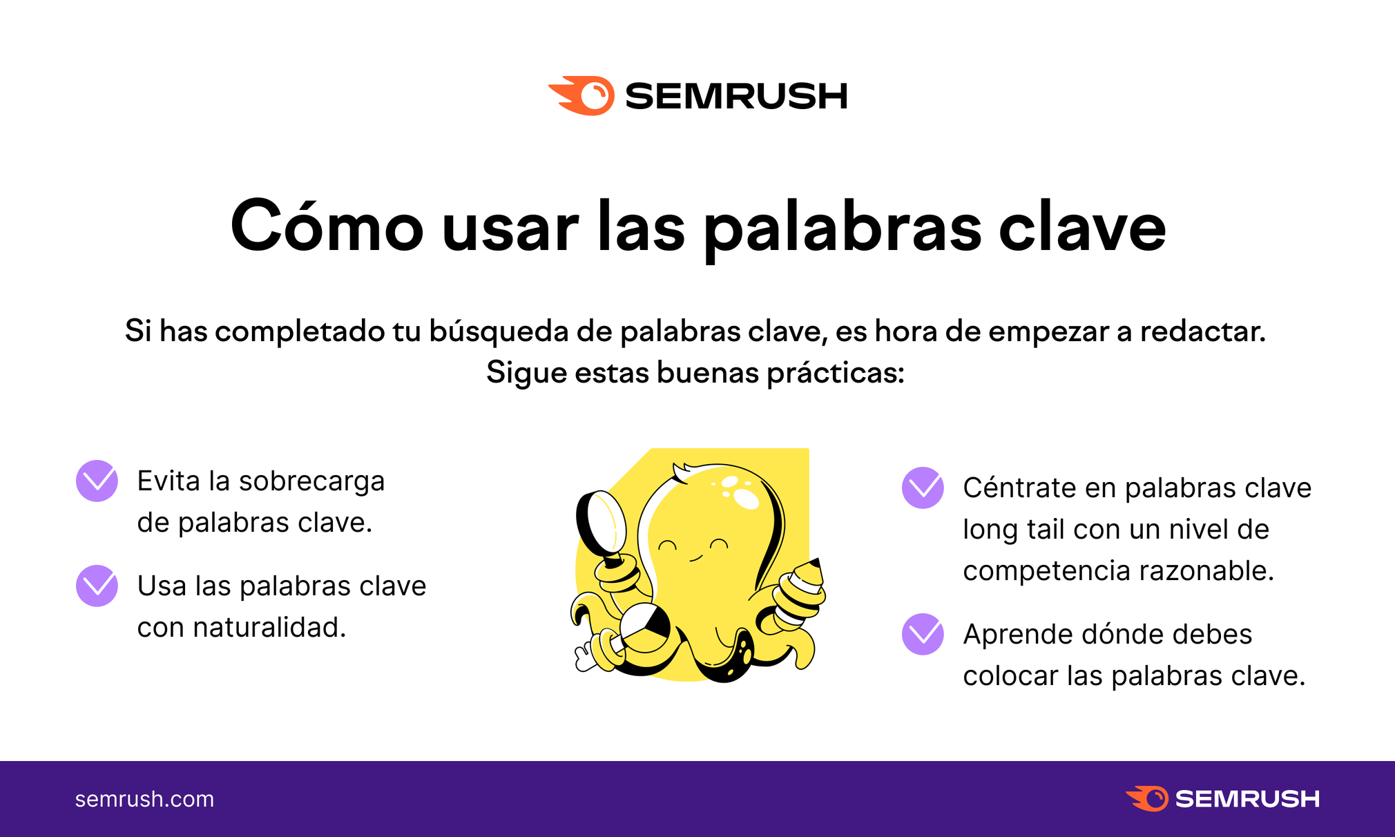 Cómo utilizar las palabras clave