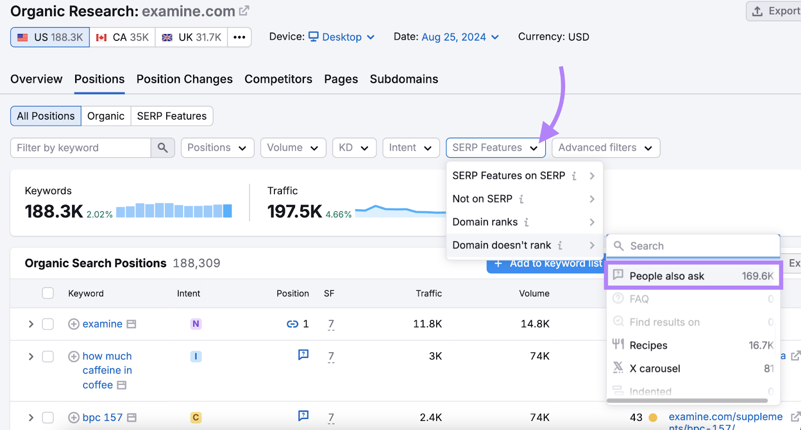 Filtros para pessoas que também perguntam: recurso SERP destacado