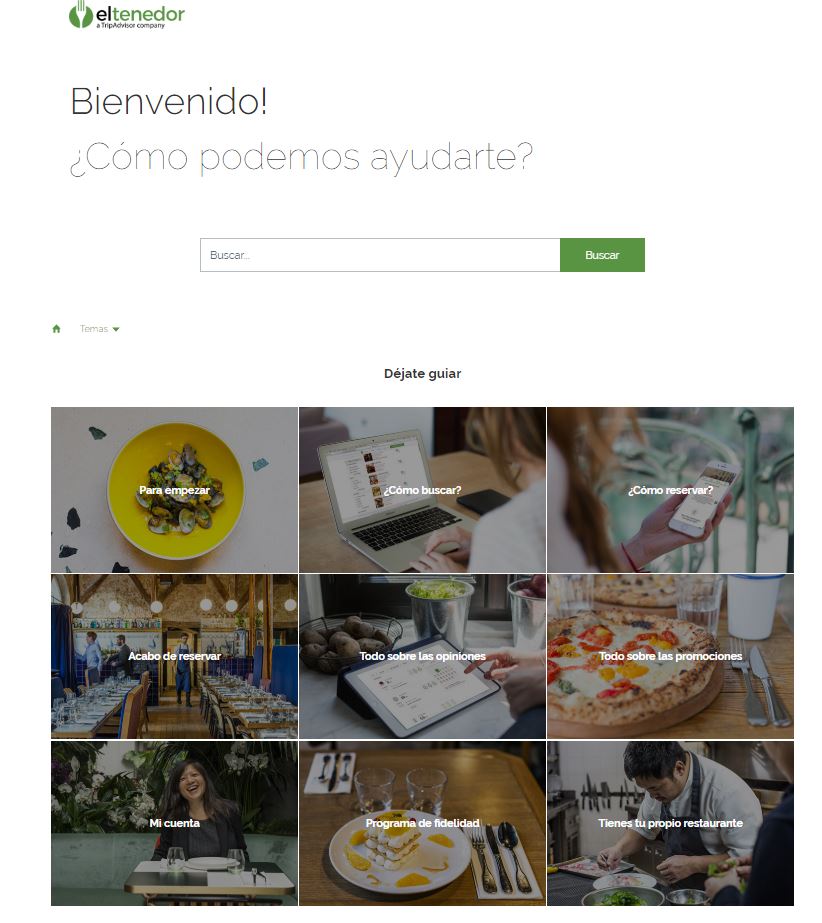 FAQs - Ejemplo El tenedor