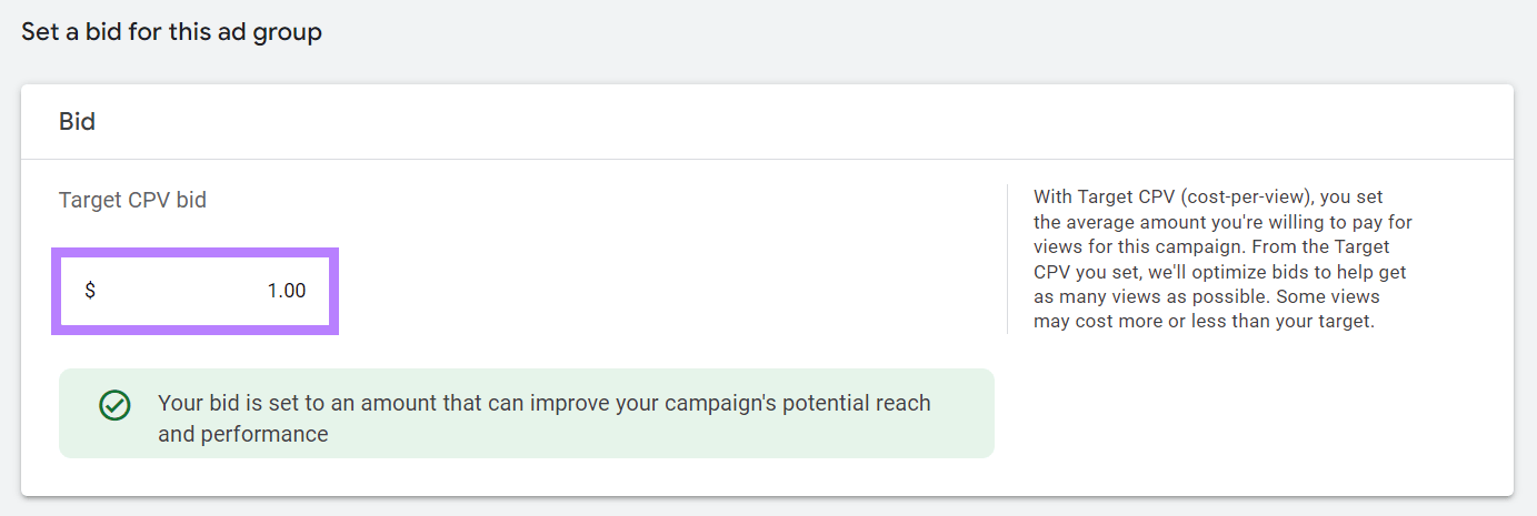 Zielgebot für die Kosten pro Aufruf (CPV) in Google Ads