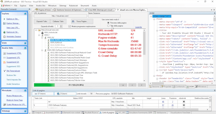I tool per fare SEO audit: Visual SEO