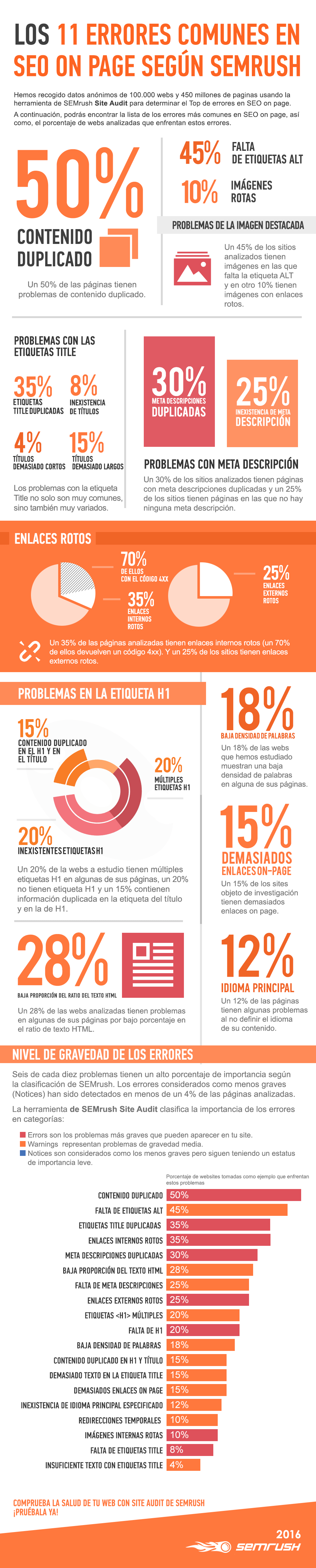 Infografía Site Audit