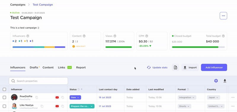 Influencer Analytics image 20